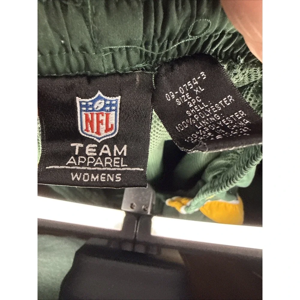Vintage Y2K‎ Green Bay Packers Women's XL Warm Up Jacket & Pants NFL Set